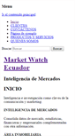 Mobile Screenshot of marketwatch.com.ec